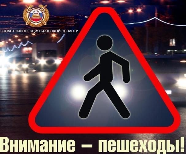 На территории Брянской области стартует оперативно- профилактическое мероприятие «Пешеход»