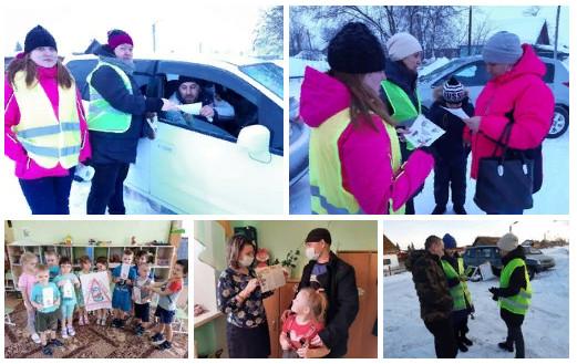 В Назаровском районе «Декаду дорожной безопасности детей» в Степновском детском саду открыли «Шокотерапией для взрослых»