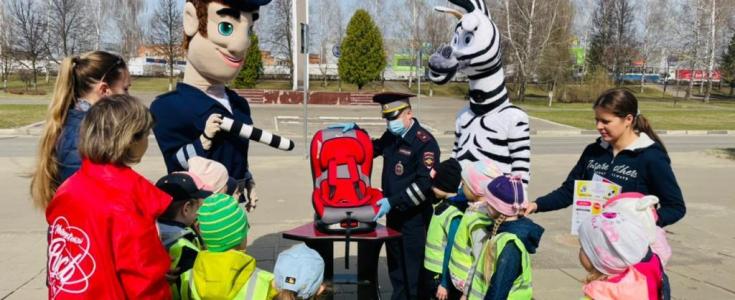 В Московской области автоинспекторы проводят игровые квесты для воспитанников детских садов