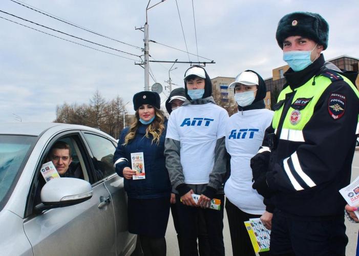 В Альметьевске прошла акция «Водитель, будь внимателен!».