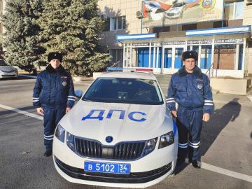 Жительница Волгограда выразила благодарность сотрудникам Госавтоинспекции