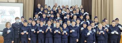 В Белгородской области более 50 пятиклассников стали кадетами ГИБДД