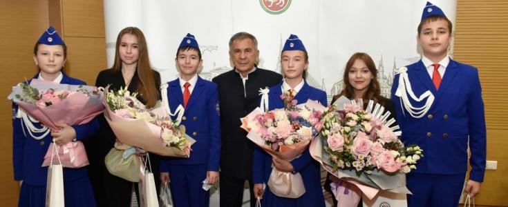 Президент Республики Татарстан поздравил победителей Всероссийского конкурса ЮИД «Безопасное колесо»