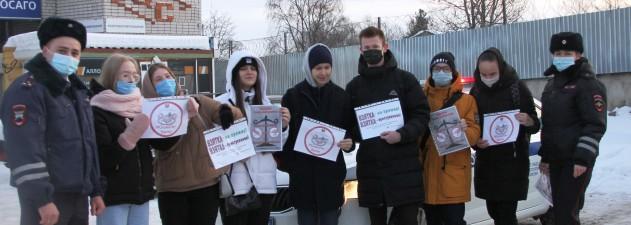 В Карелии «Студенческий десант» познакомился с работой экипажа ДПС