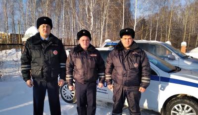 Автоинспекторы помогли предотвратить пожар в жилом доме
