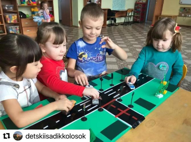 Нурлатские дошколята за безопасность на дороге