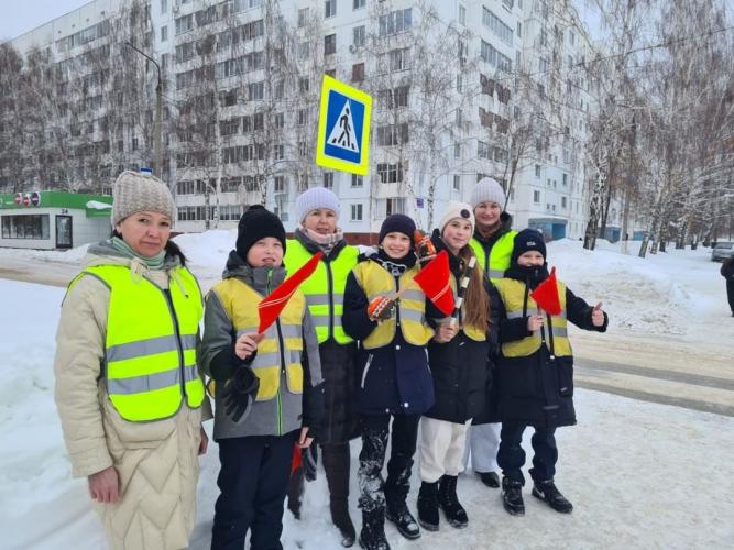 «Родительский патруль» провел акцию по профилактике ДТП с детьми в Нижнекамском районе