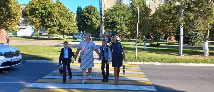 В Белгородской области сотрудники ГИБДД и педагоги обеспечивают безопасное движение школьников