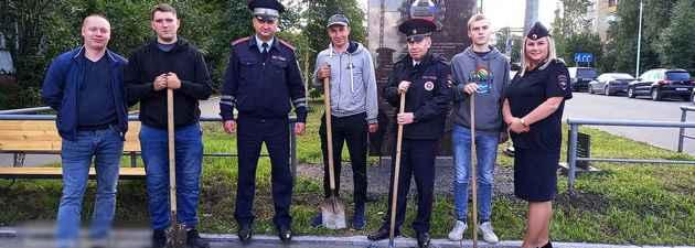 Сотрудники Госавтоинспекции Карелии присоединились ко Всероссийской экологической акции «Зелёная Россия»
