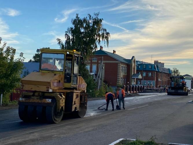 Обустройство дорог в Пестречинском районе
