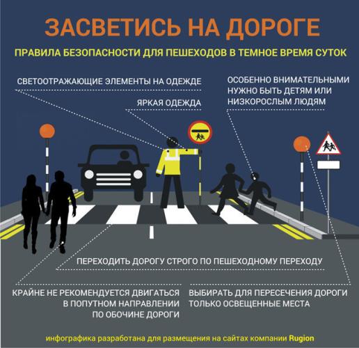 Правила дорожного движения о световозвращающих элементах