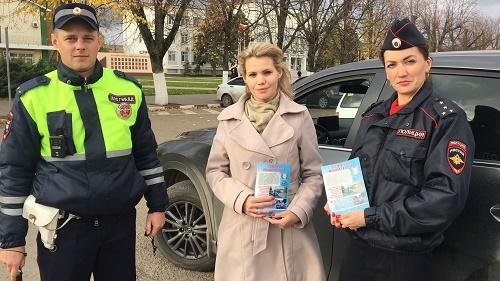На Кубани водители получают необходимую информационную помощь по вопросам безопасности дорожного движения