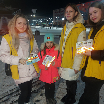 Кандалакшские автоинспекторы провели акцию «Засветись»
