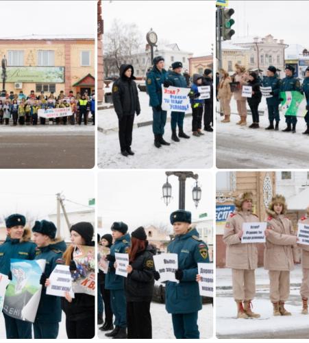 В рамках Всемирного дня памяти жертв ДТП в центре города Тетюши прошла акция
