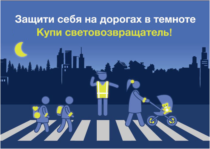 Где нужно размещать световозвращающие элементы?
