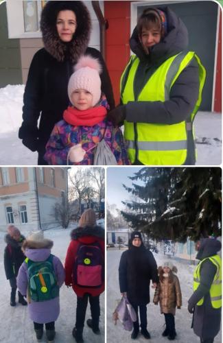 В Тетюшской школе №1 им.Ханжина П.С. отрядом ЮИД совместно с родителями был проведён рейд по проверке наличия световозвращающих элементов