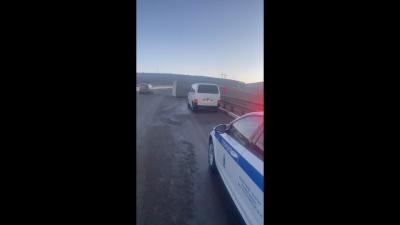 Автоинспекторы Ставрополья контролируют безопасность дорожного движения в условиях штормового ветра