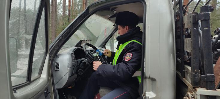 В Брянском районе автоинспекторы контролируют техническое состояние транспортных средств