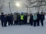 Ученики кадетского класса Чойской школы стали участниками урока по ПДД