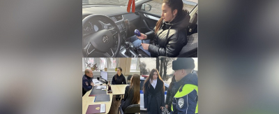 В Белгородской области студенты-практиканты провели день с автоинспекторами