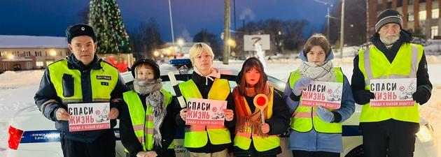 Студенческий десант в Карелии «примерил» на себя профессию госавтоинспектора