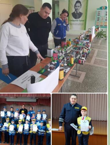 В гимназии № 1 города Елабуги проведен конкурс на лучший макет безопасного маршрута ученика «дом-школа-дом».